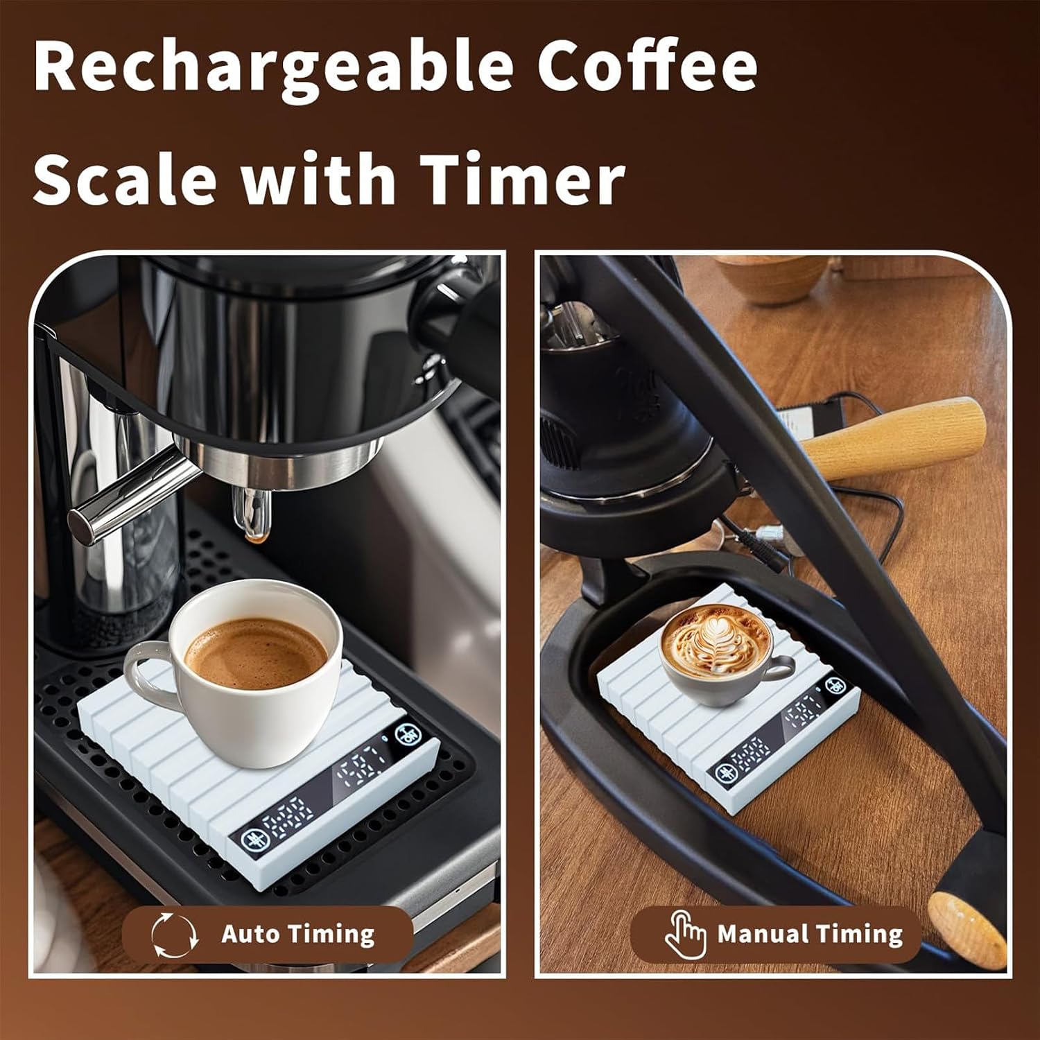 Coffee Scale with Timer 2kg/0.1g Precision Small Measuring Tool image 4
