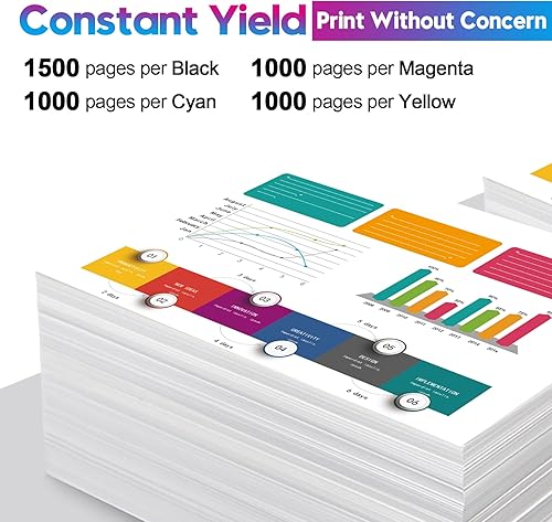 Miniatura 3 de ONLYU Cartucho de tóner de repuesto compatible para Samsung CLT-406S CLT-K406S CLT-C406S CLT-M406S CLT-Y406S para Samsung Xpress C460FW C460W C410W