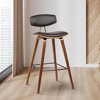 Creative Wooden Bar Stool Suitable for Kitchen Reception Food Court Study Dining Cafeteria Pub | (Pack of 1) (Wooden)