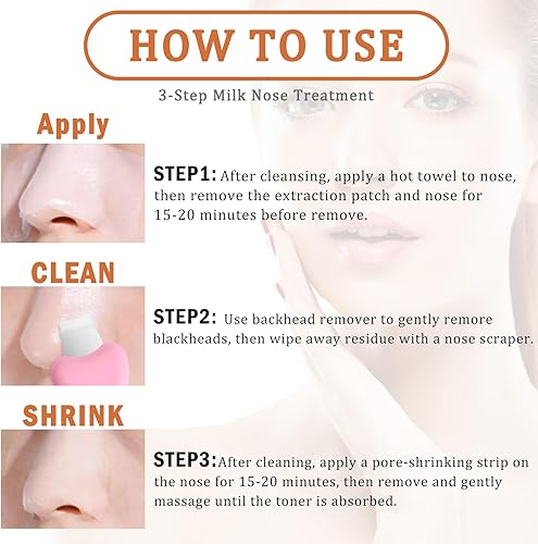 Miniatura 5 de Herramientas de eliminación de puntos negros, raspador de nariz para puntos negros, rascador de poros limpios, herramienta de limpieza profunda