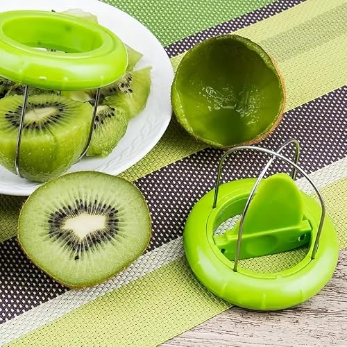 Miniatura 4 de Chefzoco Pelador Kiwi, Cortador Kiwi, Utensilio Para Kiwi, Herramienta De Cocina, Herramienta Para Kiwi, Cortador De Fruta, Cortador De Frutas, Acero Inoxidable Y Plástico Libre De Bpa