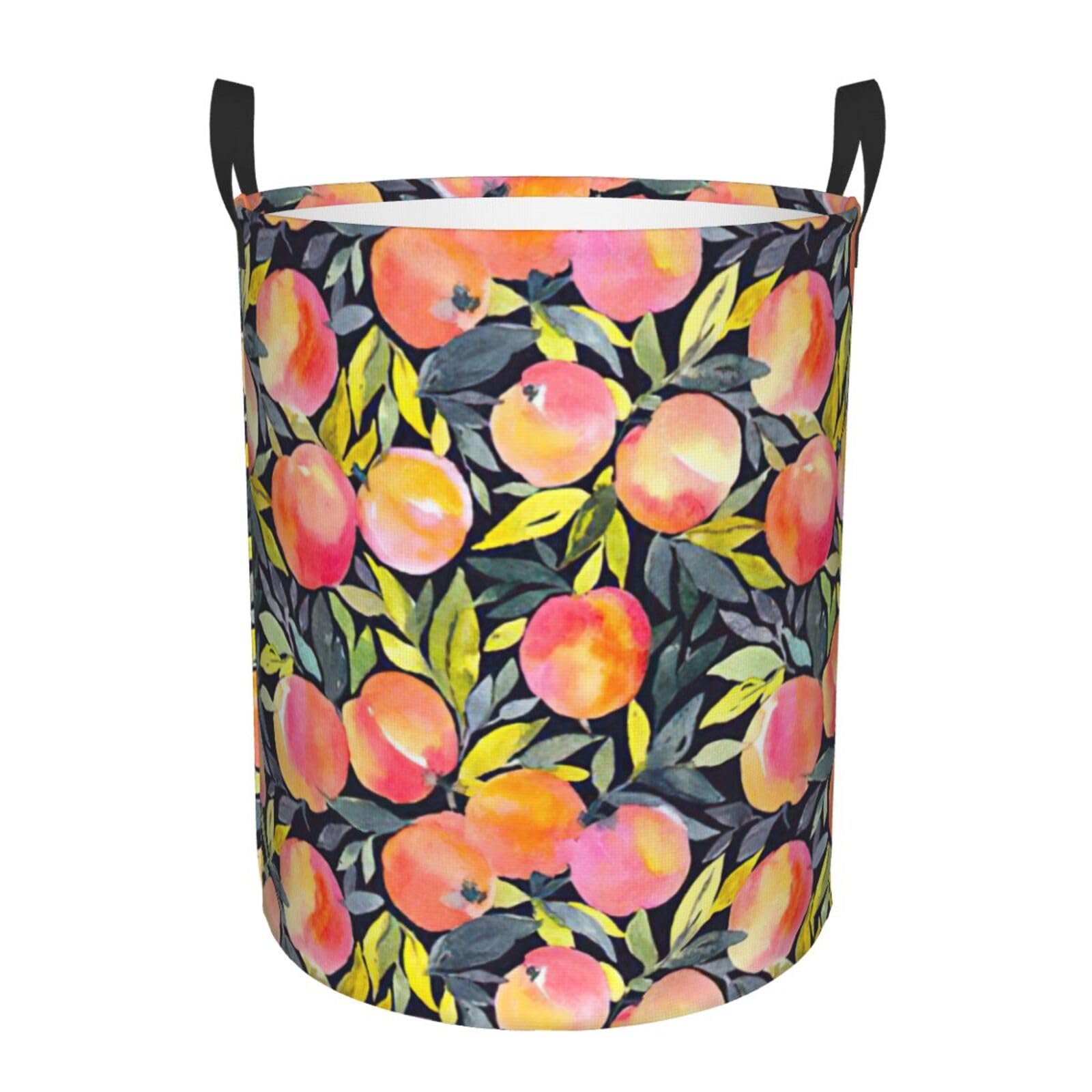 Panier à linge coloré motif pêche grand format pour chambre