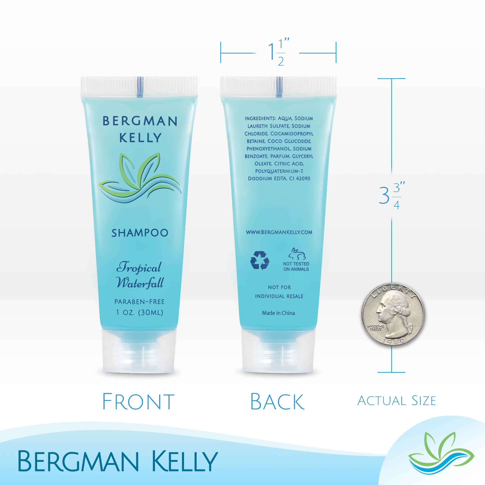 Bergman Kelly Hotel Shampoo - Hospitality Hair Cleanser