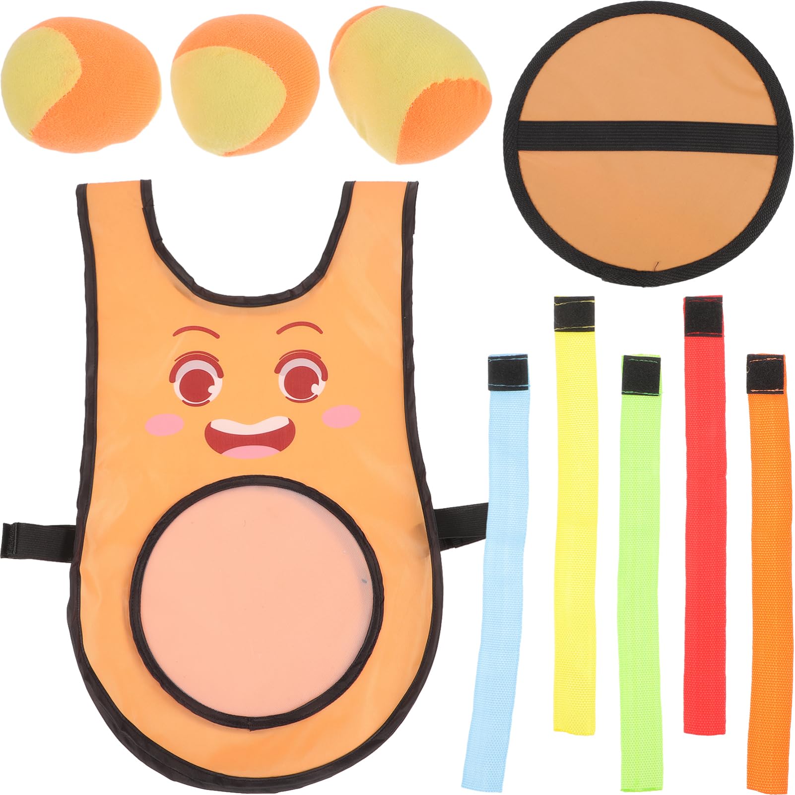 ibasenice Pegajosas para Set de Chalecos de Dodgeball para Actividades de Accesorios de Juego para Fiestas Deportivos