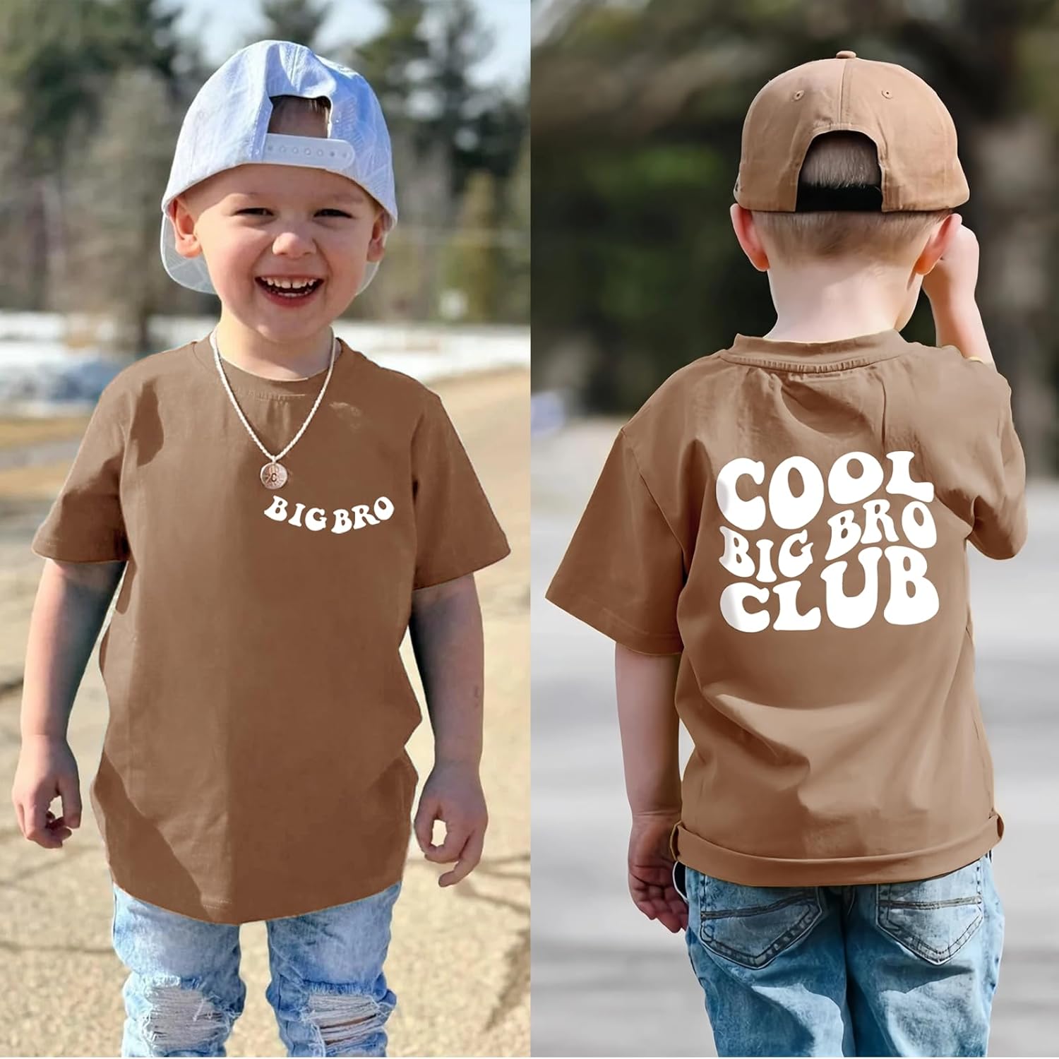 Big Brother T-Shirts Toddler Boys Cool Big Bro Club Tee Tops Sibling Reveal Shirt Big Brother Gifts for Toddler Boy - Image 2