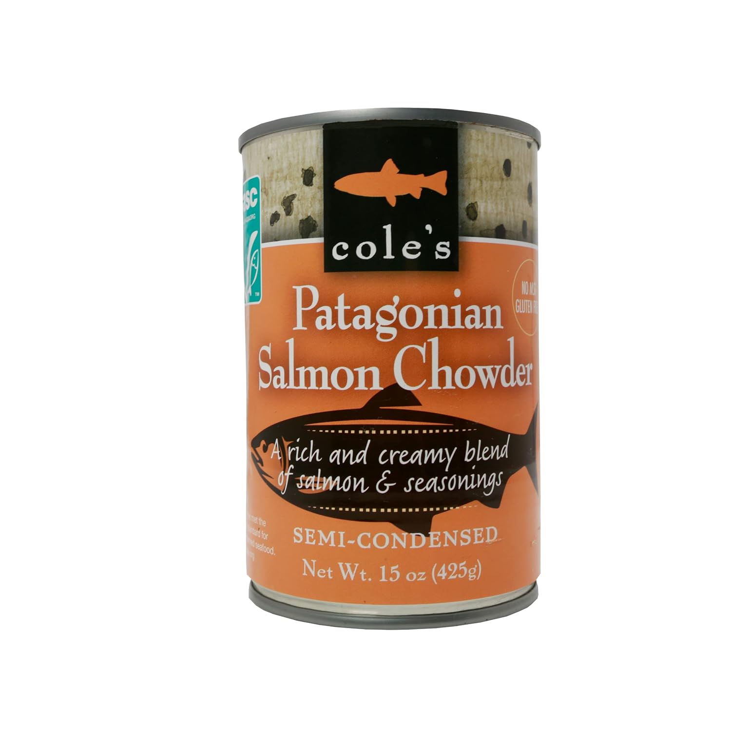 Cole’s - Pack of 6 Chesapeake Cream of Crab Soup - Premium Canned Fresh Crab Meat & Nutritious Semi Condensed and Gluten-free Bisque – 15 oz Per Container