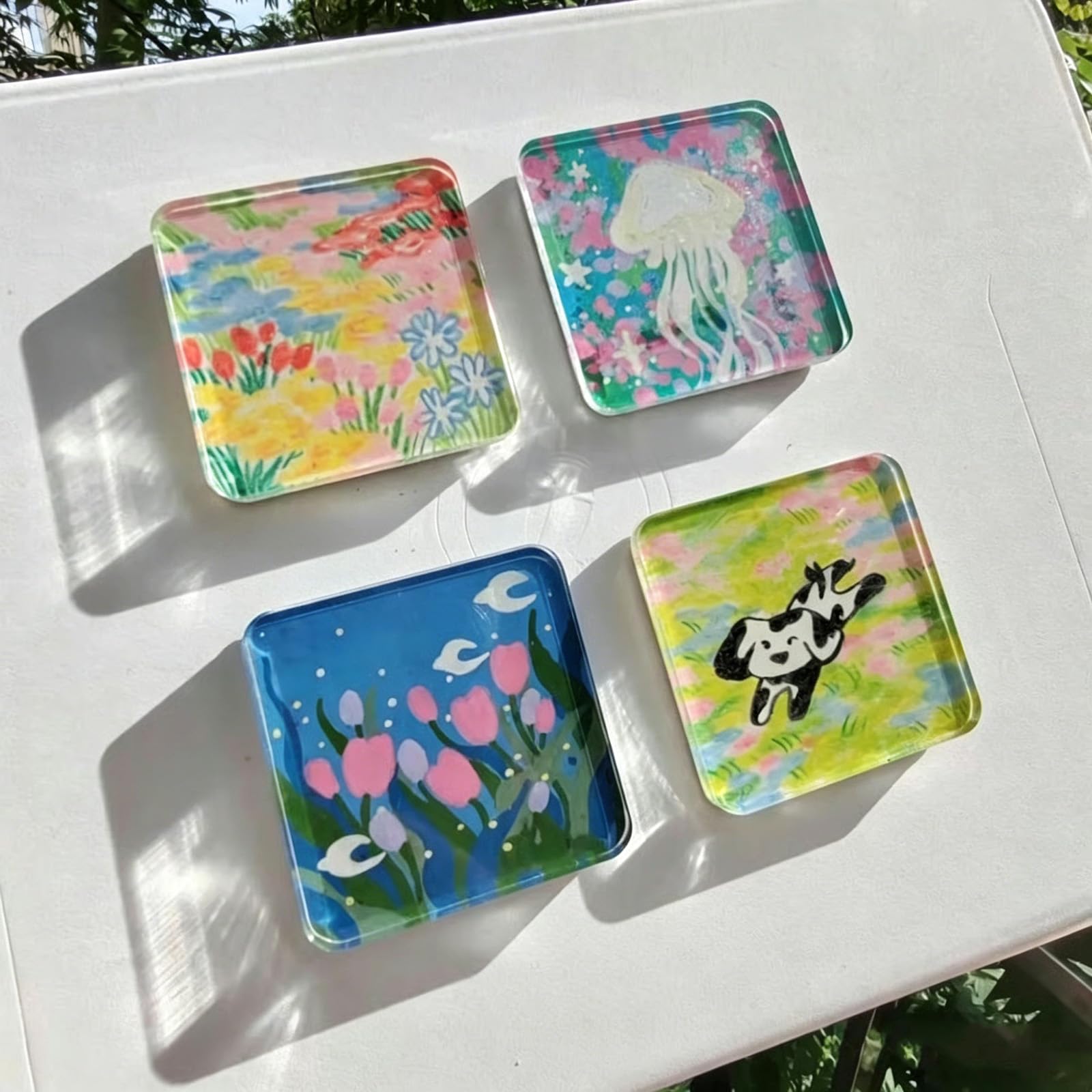 40 szt., przezroczyste magnesy akrylowe, DIY, przezroczyste magnesy na lodówkę, do domu, kuchni, klasy i biura
