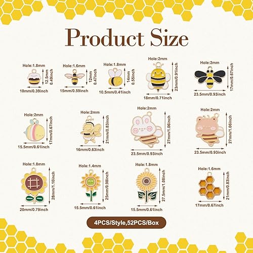 Vista 175 de Cheriswelry 30 dijes de aleación de cono de pino y ardilla, chapados en oro claro, con forma de cono de pino y ardilla, adornos colgantes de 0.47 a