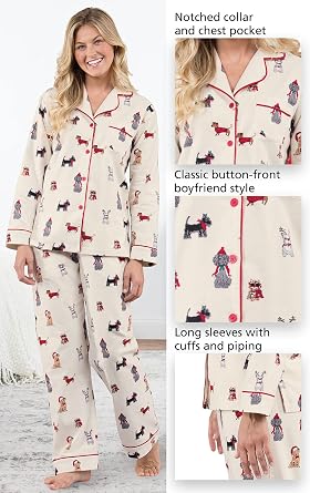PajamaGram Pajamas For Women - Winter Pajamas For Women, Novelty Prints