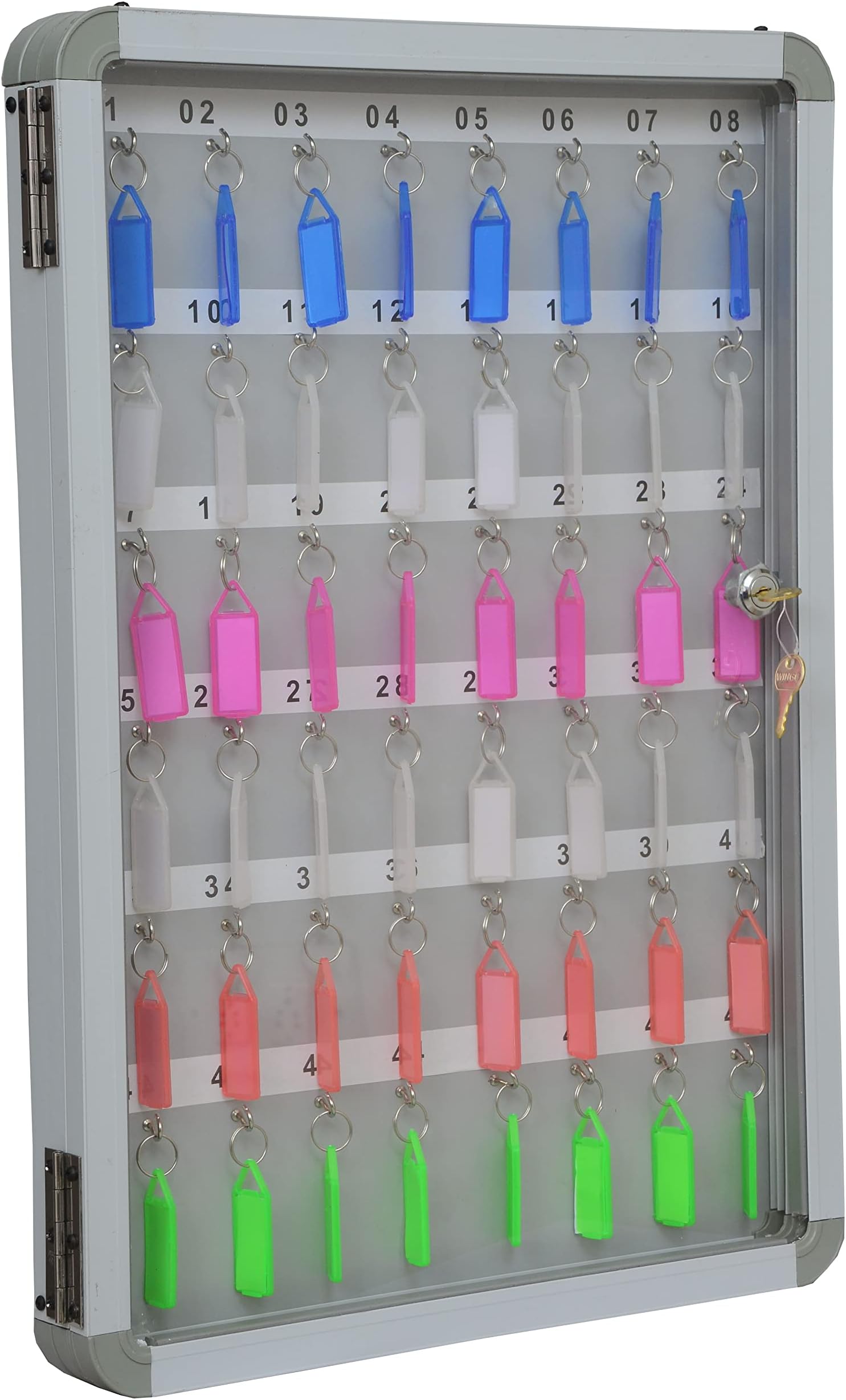 - LEPOSE Heavy Duty with 48 Key Chains Key Holder for Wall Stylish,48 Key Slots Key Stand for Home, Key Stand, Key Holder for Wall, Key Hangers for Wall,wallMounted Key Box.