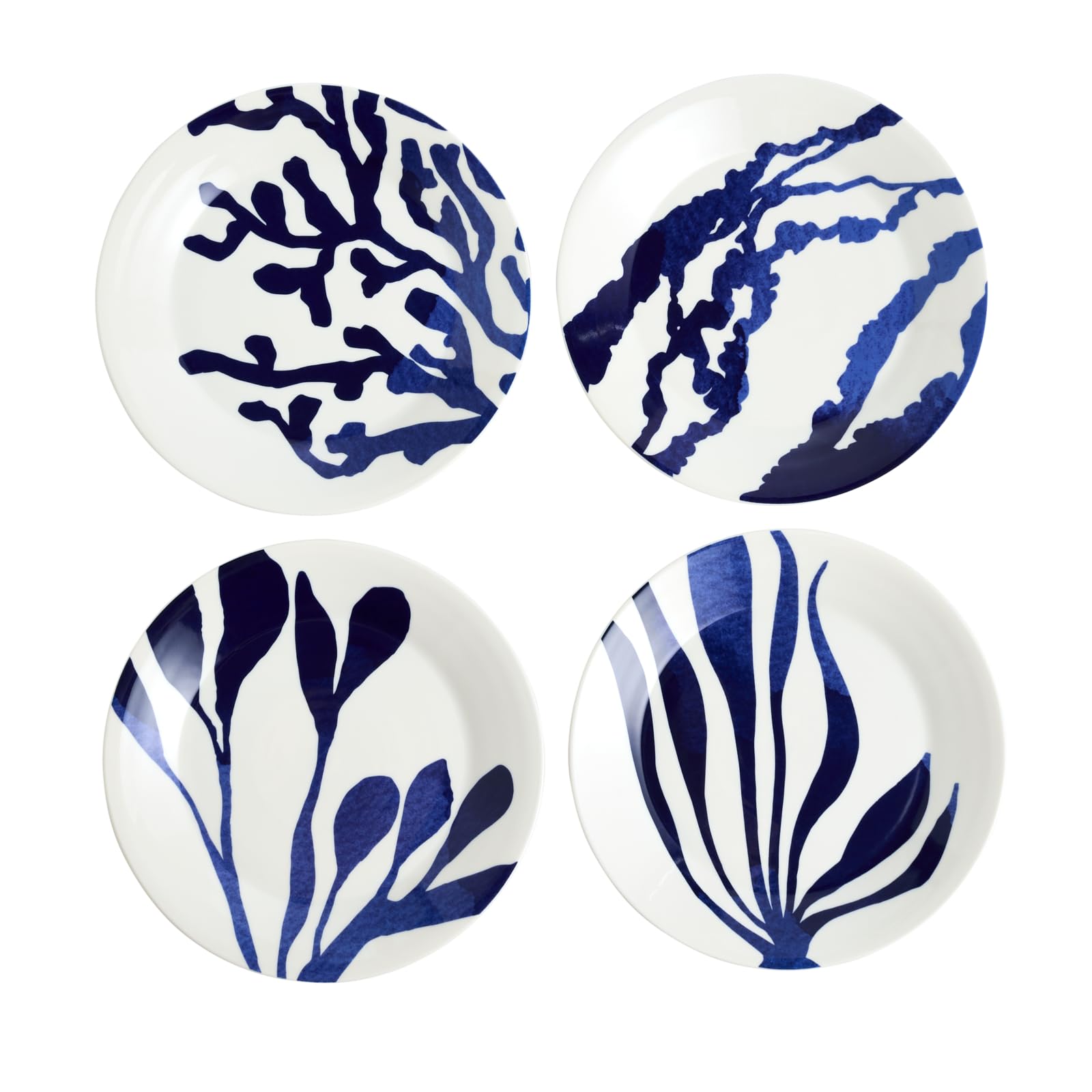 Royal Doulton 1815 Pacific Plate 24cm 9.4in 25 Mixed Pattern Blue S4