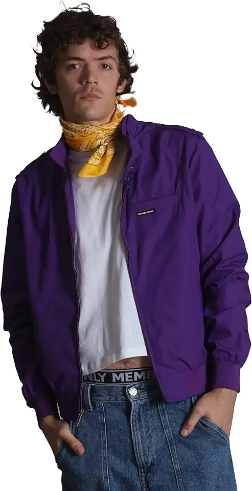 Members Only Original Iconic Racer Jacket for Men | Slim Fit |