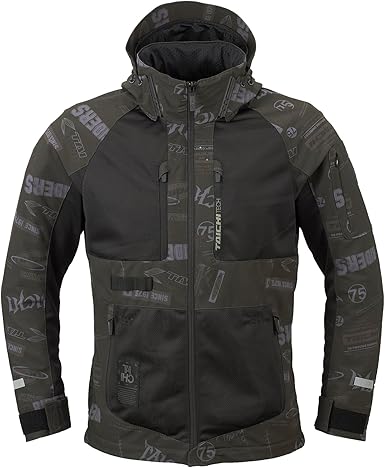 RS-TAICHI カモフラージュ柄 パット無し RS Taichi RSJ354 BLACK/KHAKI WXL Women's Riding Jacket, For