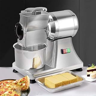 Upgraded Commercial Cheese Grater, Bread Grinder, 900W 2800rpm, 60kg/Hour, Detachable Parts, Non-Slip Feet, for Almonds/Cheese/Peanuts/Restaurants