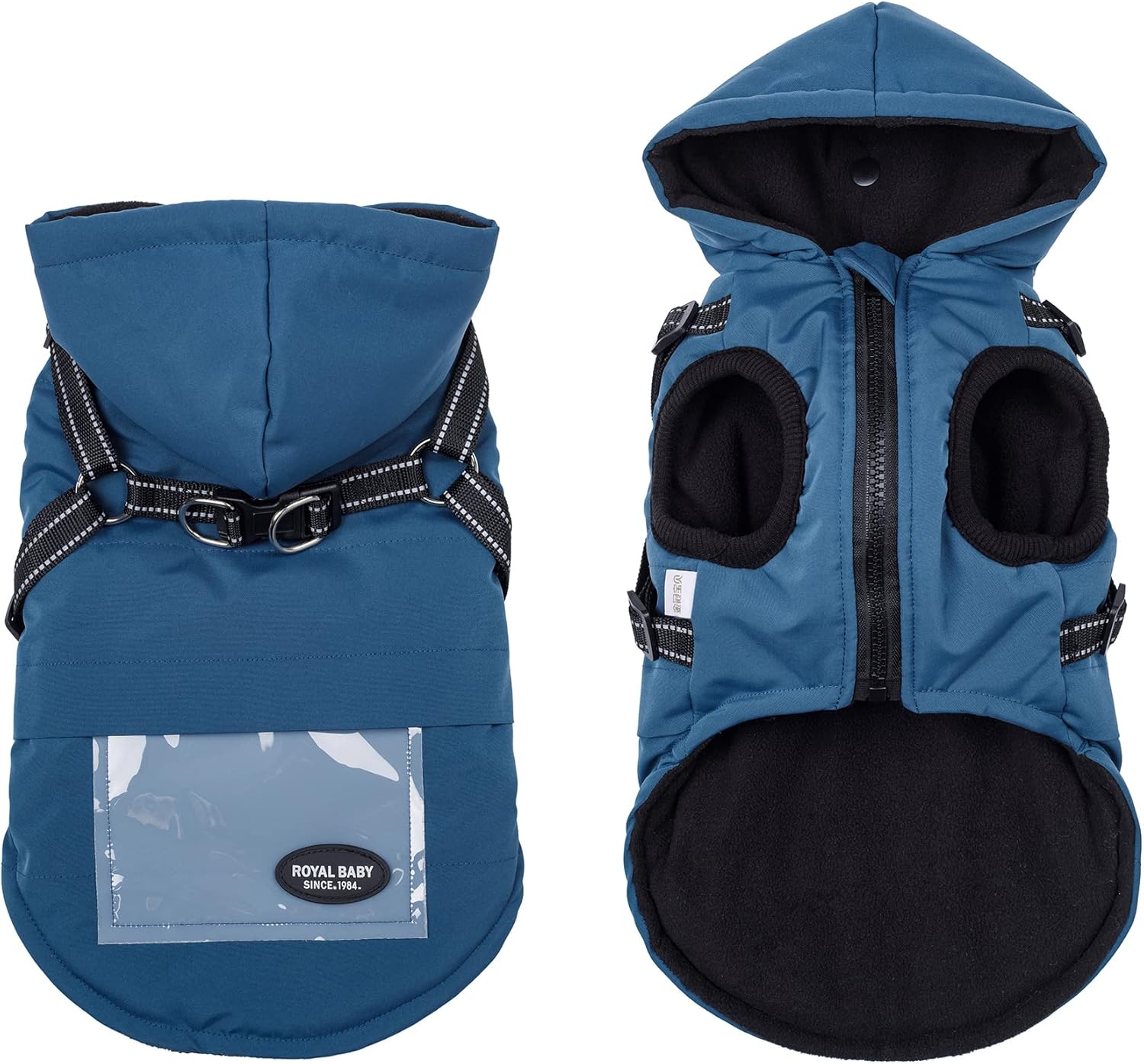 Lairle Dog Coat Winter Dog Jacket Dog Harness Coat Small Dog Harness Puppy Vest Harness Winter