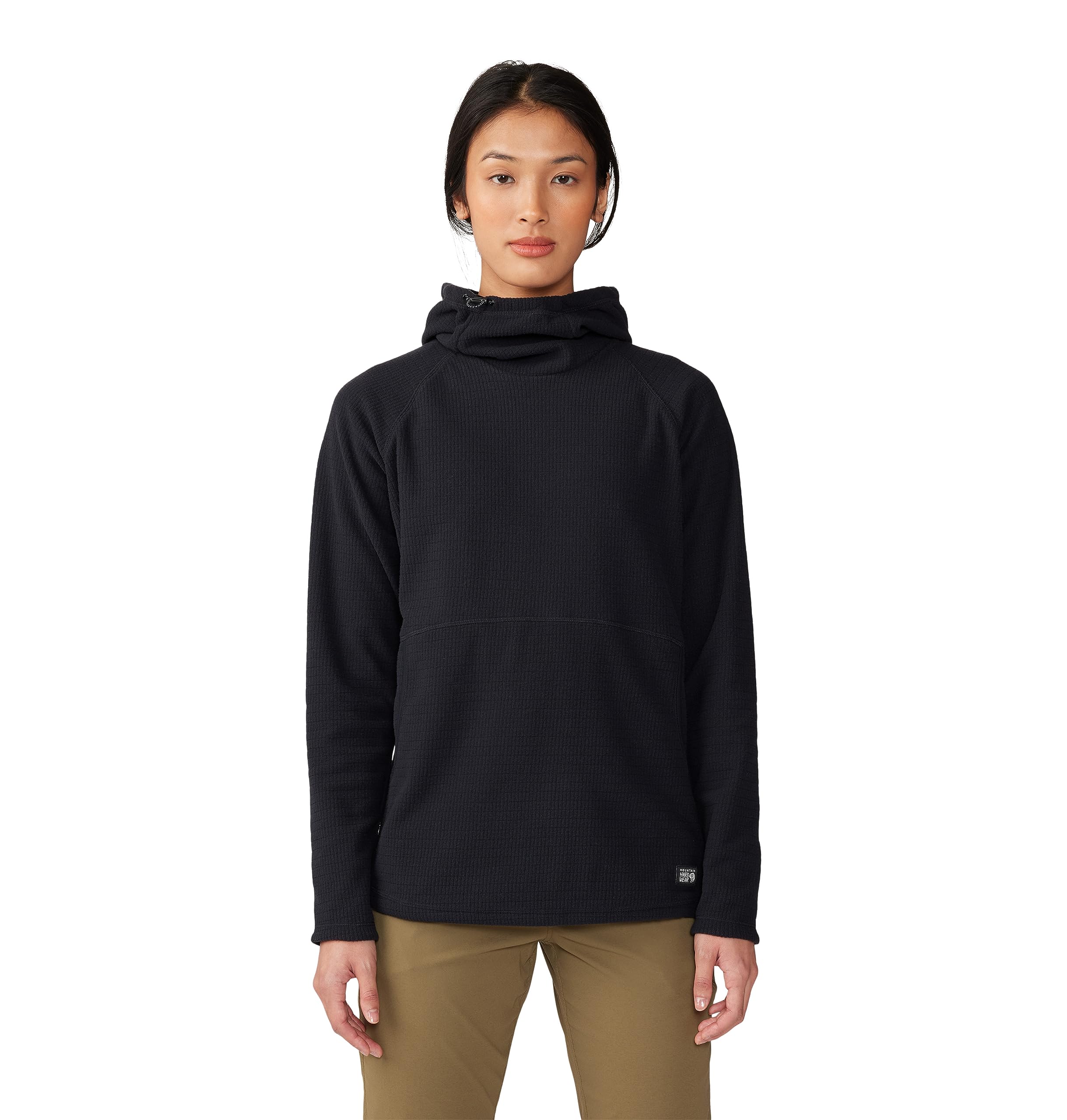 womens Summit Grid Tunic Hoody