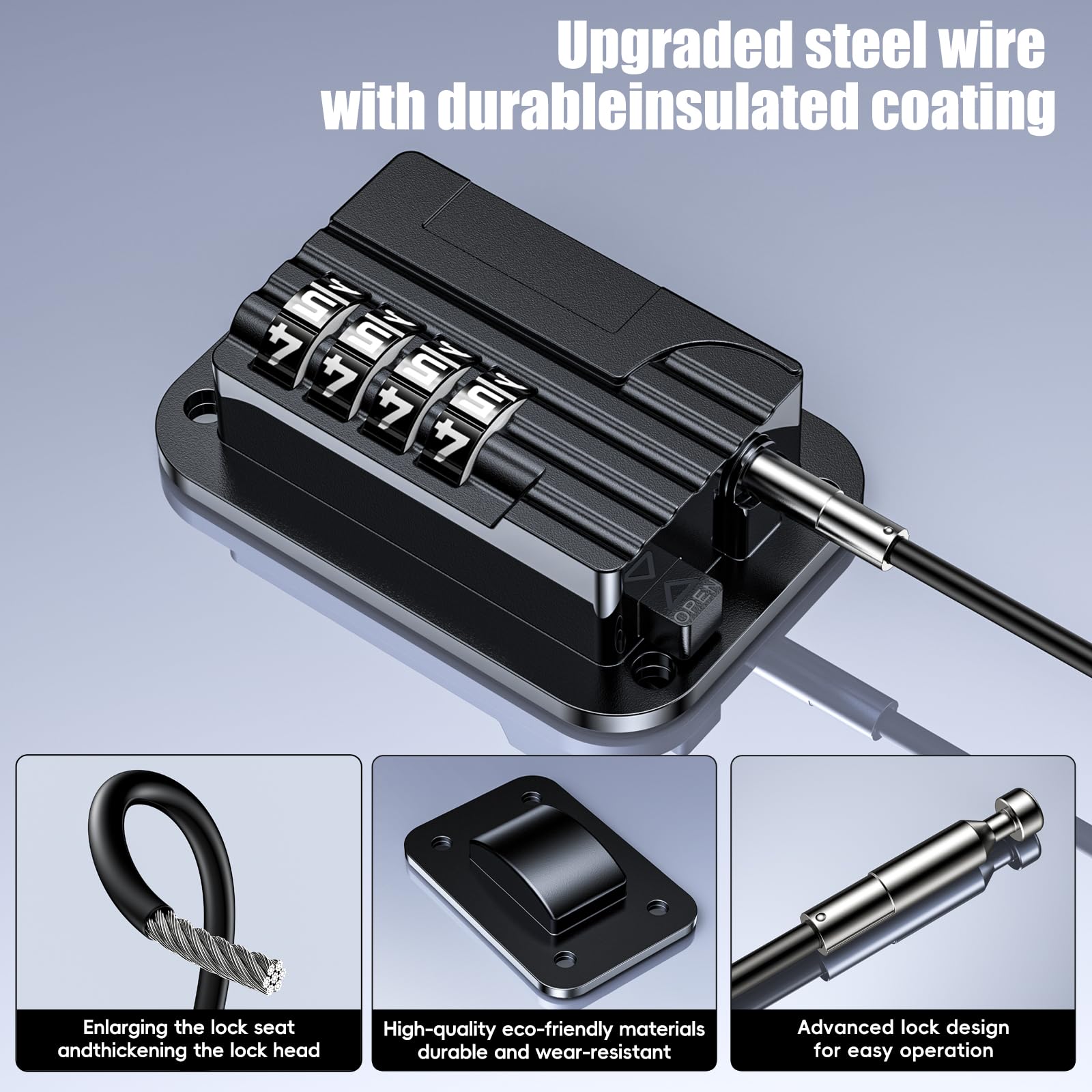 Lucchetto Frigorifero Con Combinazione - Confezione Da 2, Sicuro Per Bambini, Adesivo Forte - Foto 9