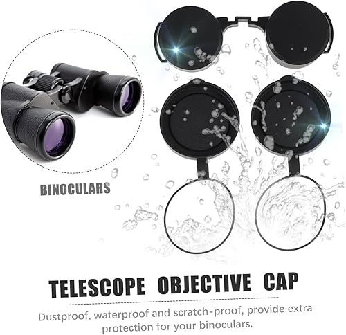 Miniatura 4 de 15 Uds Casquillo del ocular Cubierta de la lente del objetivo Binoculares Proteger Objetivo Cap Ocular Cubierta de Ojo Binocular Cubierta de la