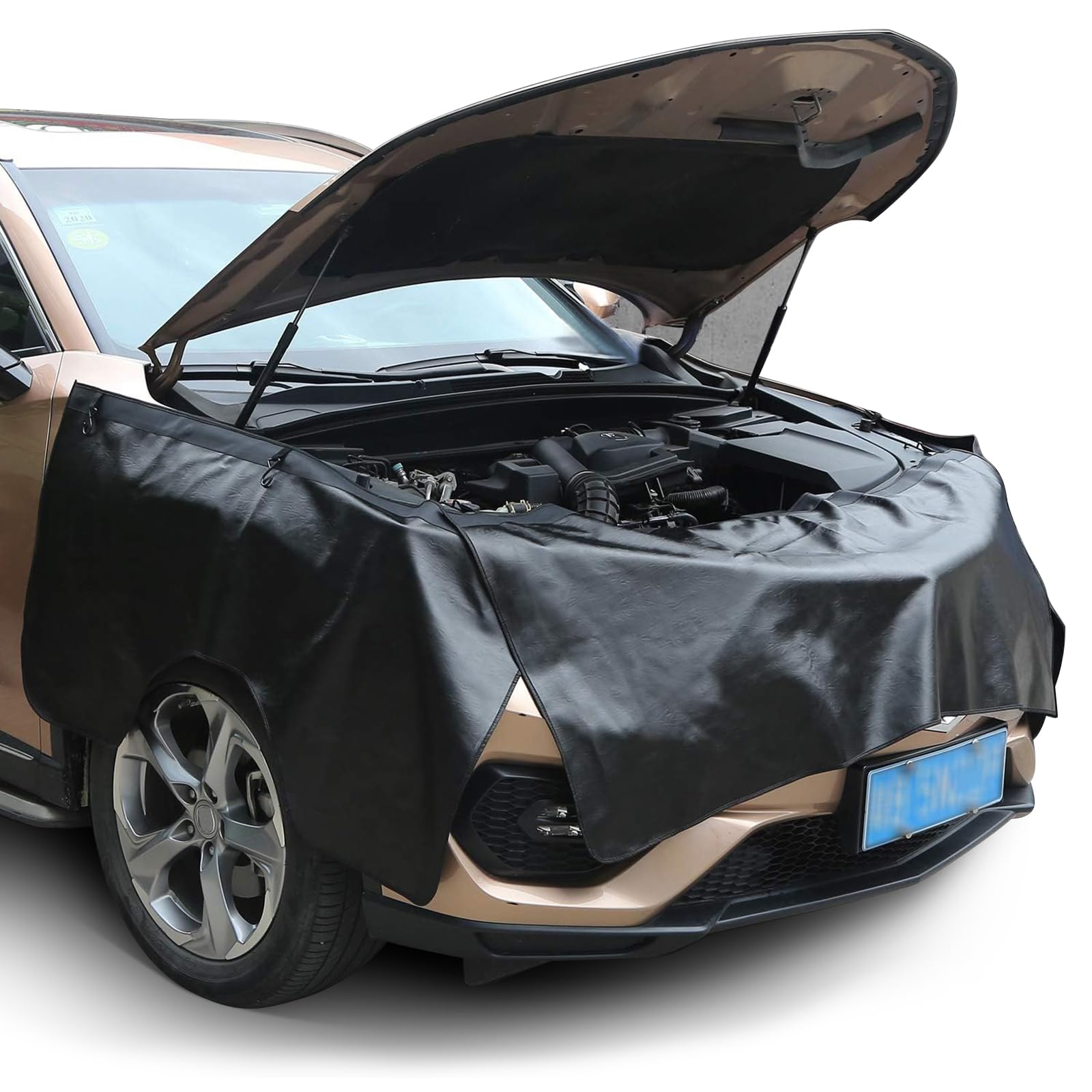 Rupse Fundas para Coche Mecánico,Protector Aleta Magnético,Cubierta Mat,Faldillas Antibarro,Automotriz Cubierta Estera del Cojín Reparación 3 Piezas (XL)