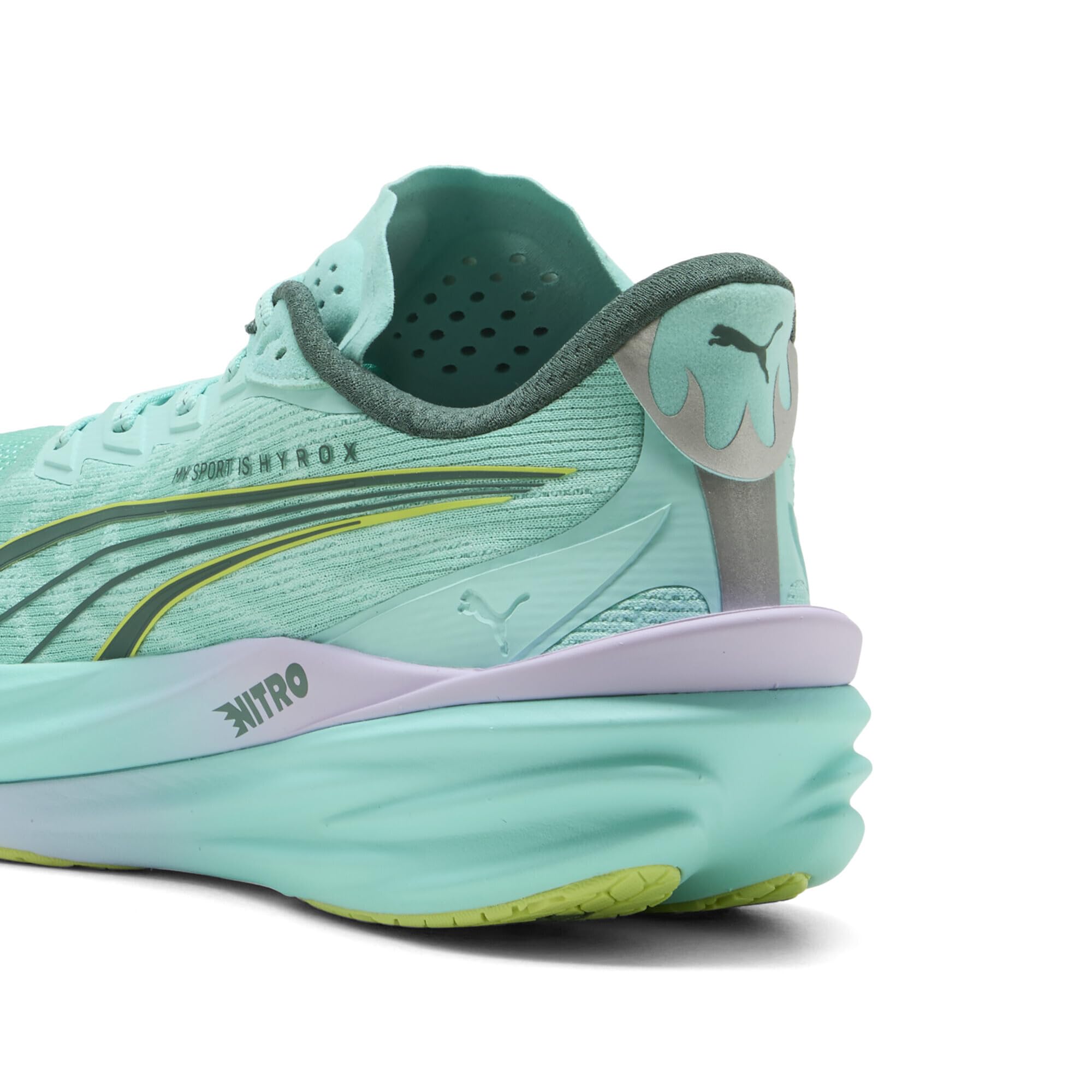 PUMA Deviate Nitro 4 Hyrox Zapatillas para Correr Zapatilla Neutral Hombres Turquesa - Intense Mint-Light Lavender 44