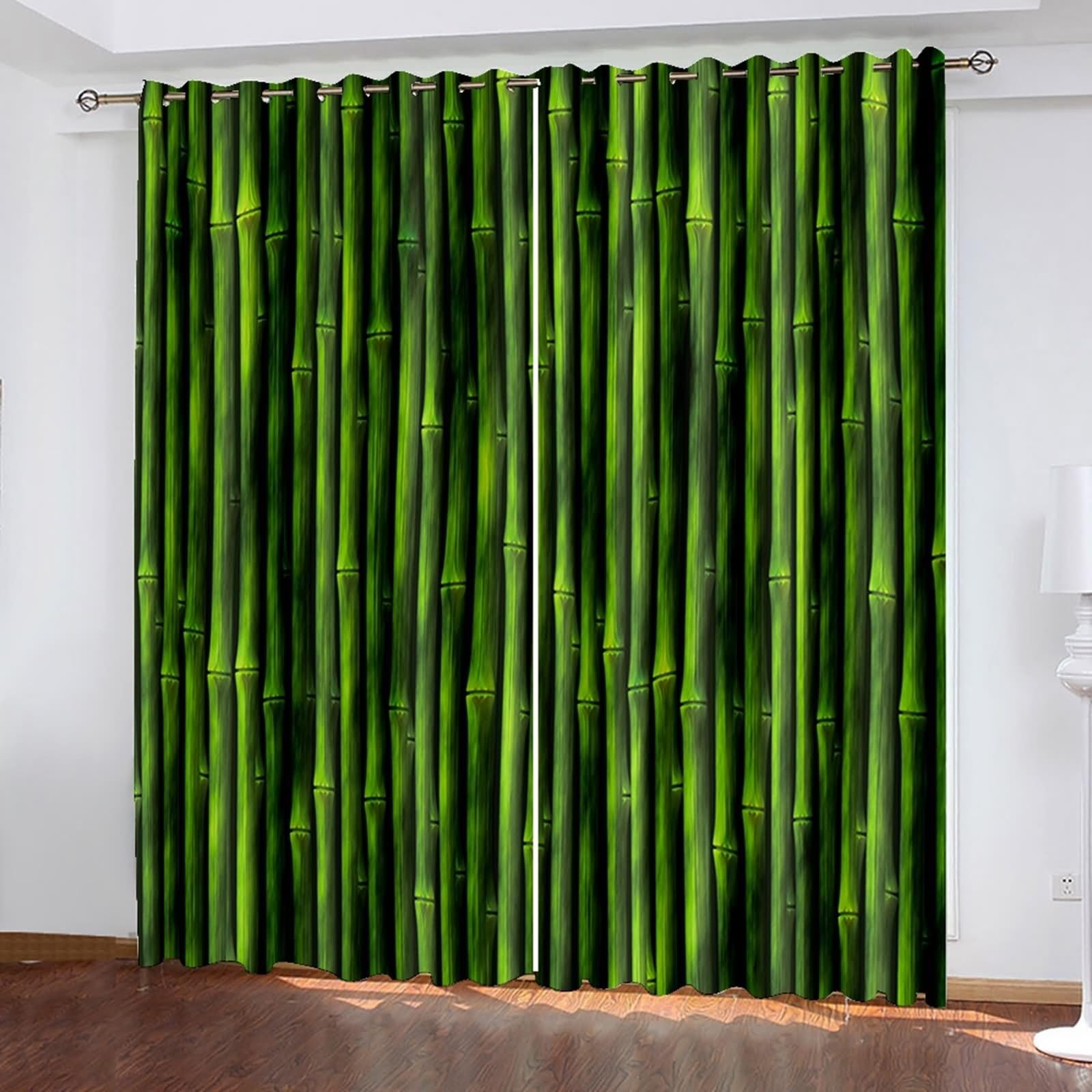 Cortinas largas de poliéster Bishilin de 152x182 cm para ventanas de hogar y dormitorio
