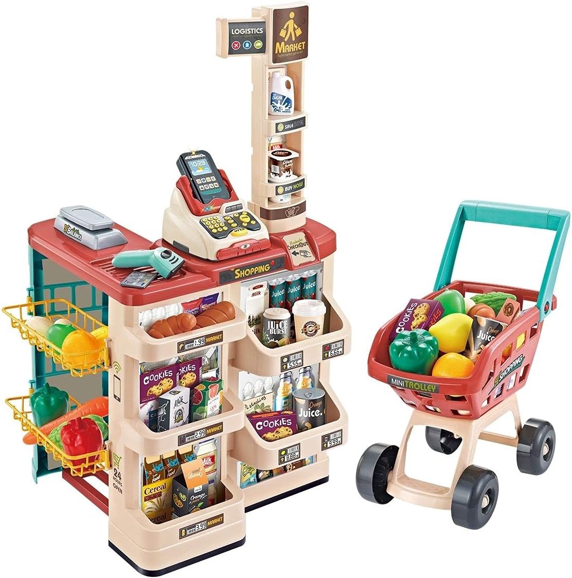 Melissa and Doug Fresh Mart Grocery Store Companion Collection