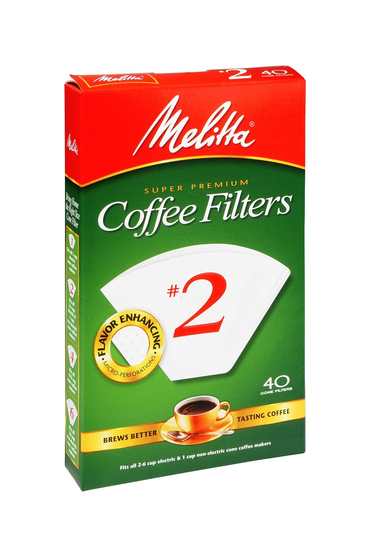 No. 2 Cone White Paper Coffee Filter