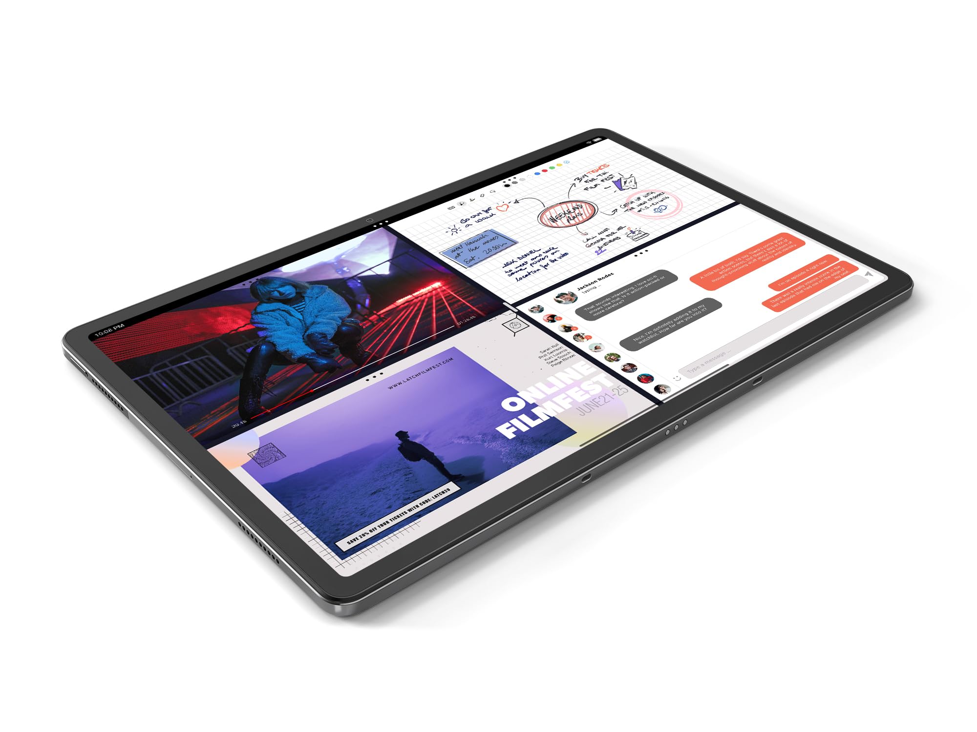 Lenovo Tab P12 tablet, 12,7 inch 3K touchscreen, MediaTek