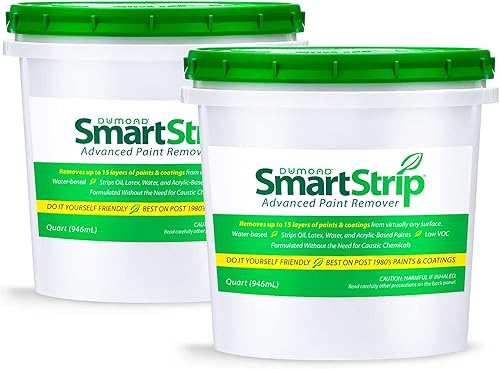 Miniatura 2 de Dumond Paquete de descuento avanzado Smart Strip, incluye removedor de pintura avanzado Smart Strip (2 cuartos de galón), papel laminado (3 hojas),