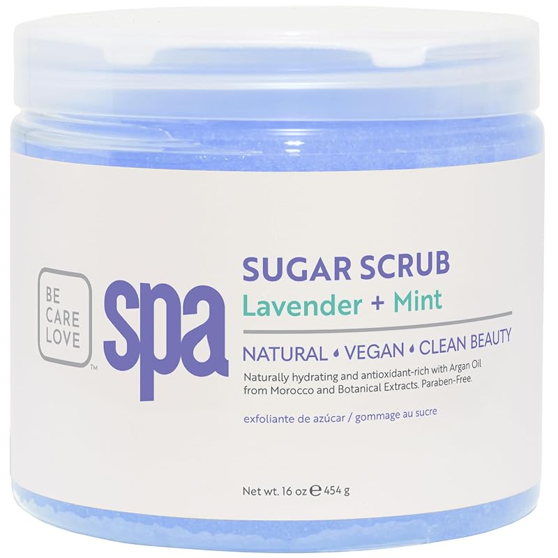 BCL SPA Esfoliante Corporal de Açúcar Lavanda e Menta, 16 oz