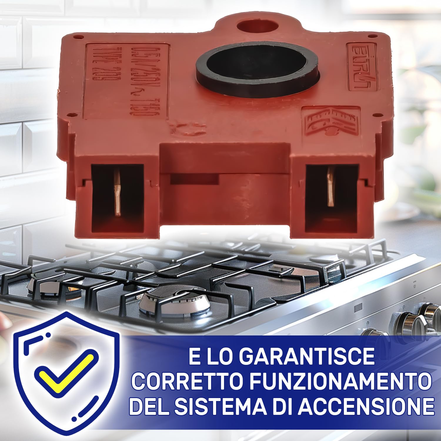 FIGEVIDA Microinterruttore Accensione Per Piani Cottura Ariston E Indesit, Codice C00091349
