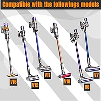 Vista 5 de JJXNDO Herramienta de aseo para Dyson V15 V12 V11 V10 V7 V8 Absolute Animal Motorhead Cyclone Fluffy Colchón Aspirador de gran tamaño con manguera