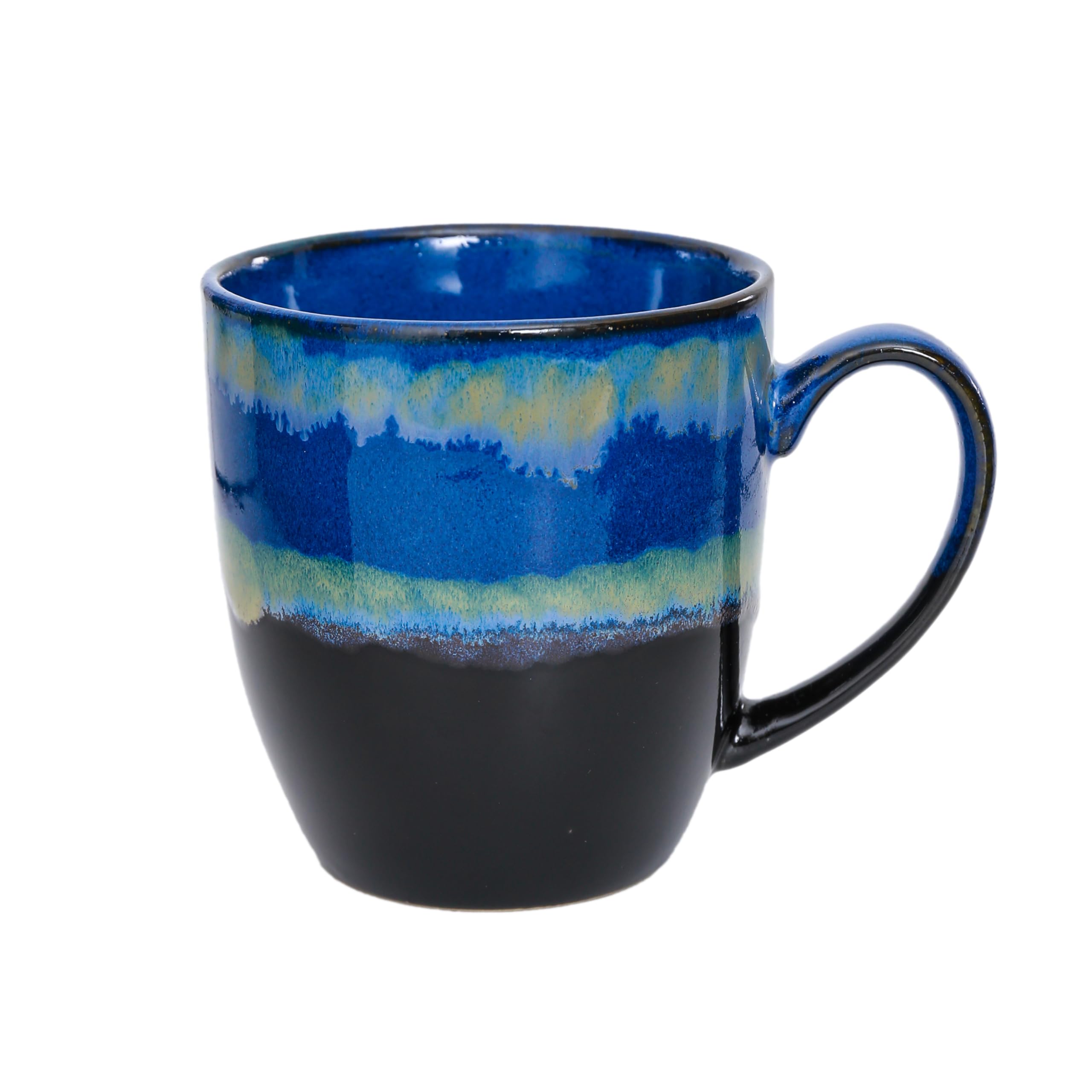 hengshukeji 500ml Unique Ceramic Coffee Mug,Handmade Kiln Change Glaze Large Tea Cup for Office and Home,Coffee Mugs for Tea Hot Chocolate