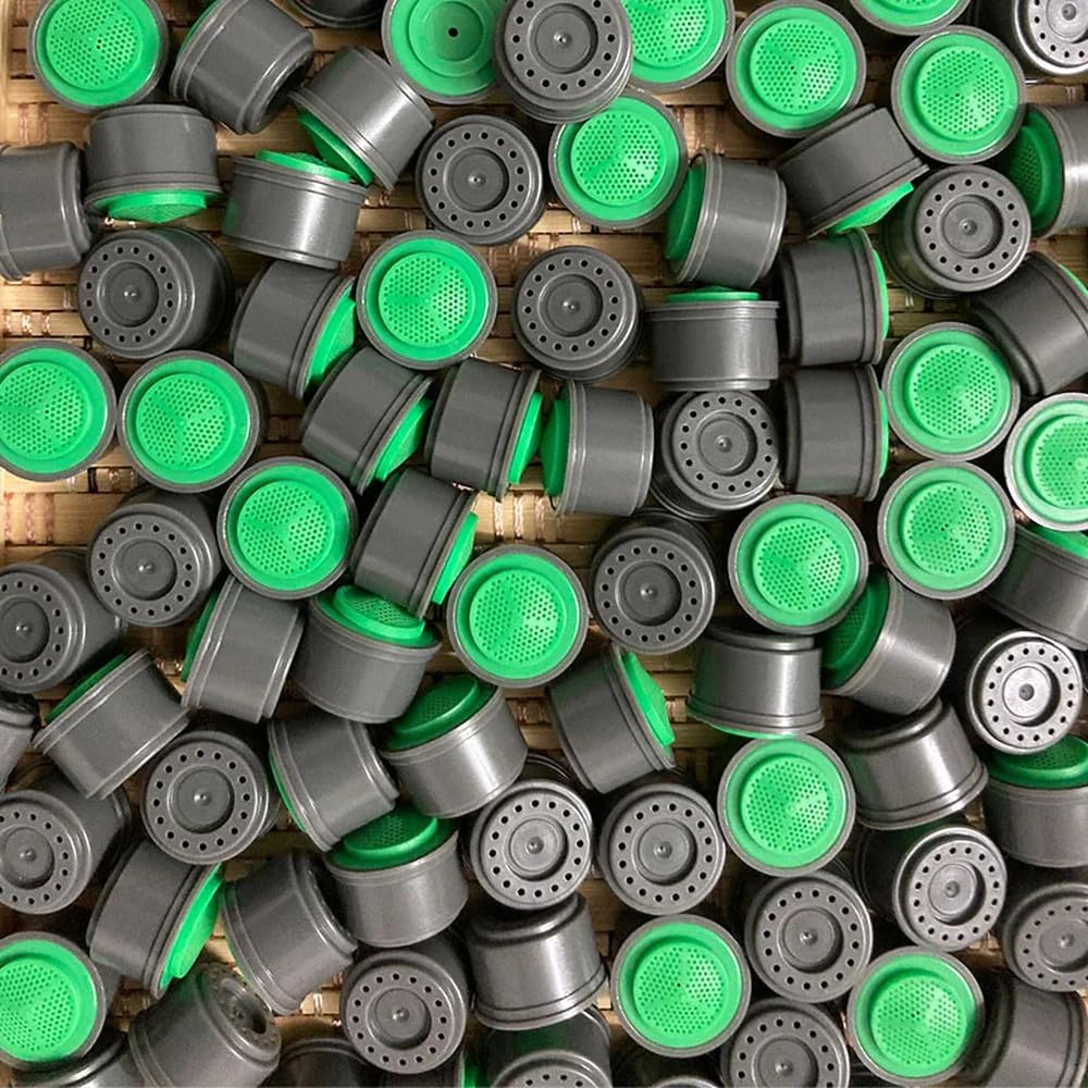 500 pezzi Aeratore rubinetto Limitatore di flusso Parti di ricambio Inserto filtro lavello Accessori da cucina, 2L 1 minuto, 500 pezzi