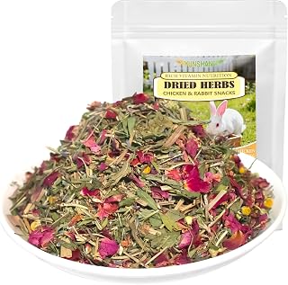 6 oz Chicken Nesting Dried Herbs Chicken and Rabbit Nesting Box Mix, Natural Flower Blend with Lavender, Chamomile, Rose for Small Pets, (Rose Petals-6.0OZ)
