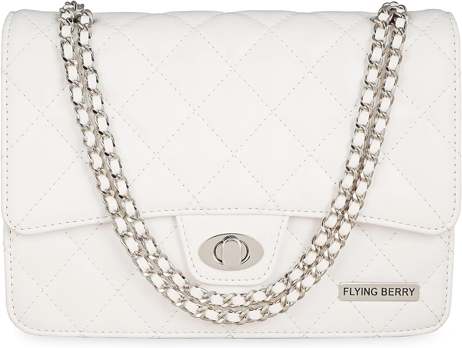 FLYING BERRYWomen Sling Bag, WHITE, FREE SIZE