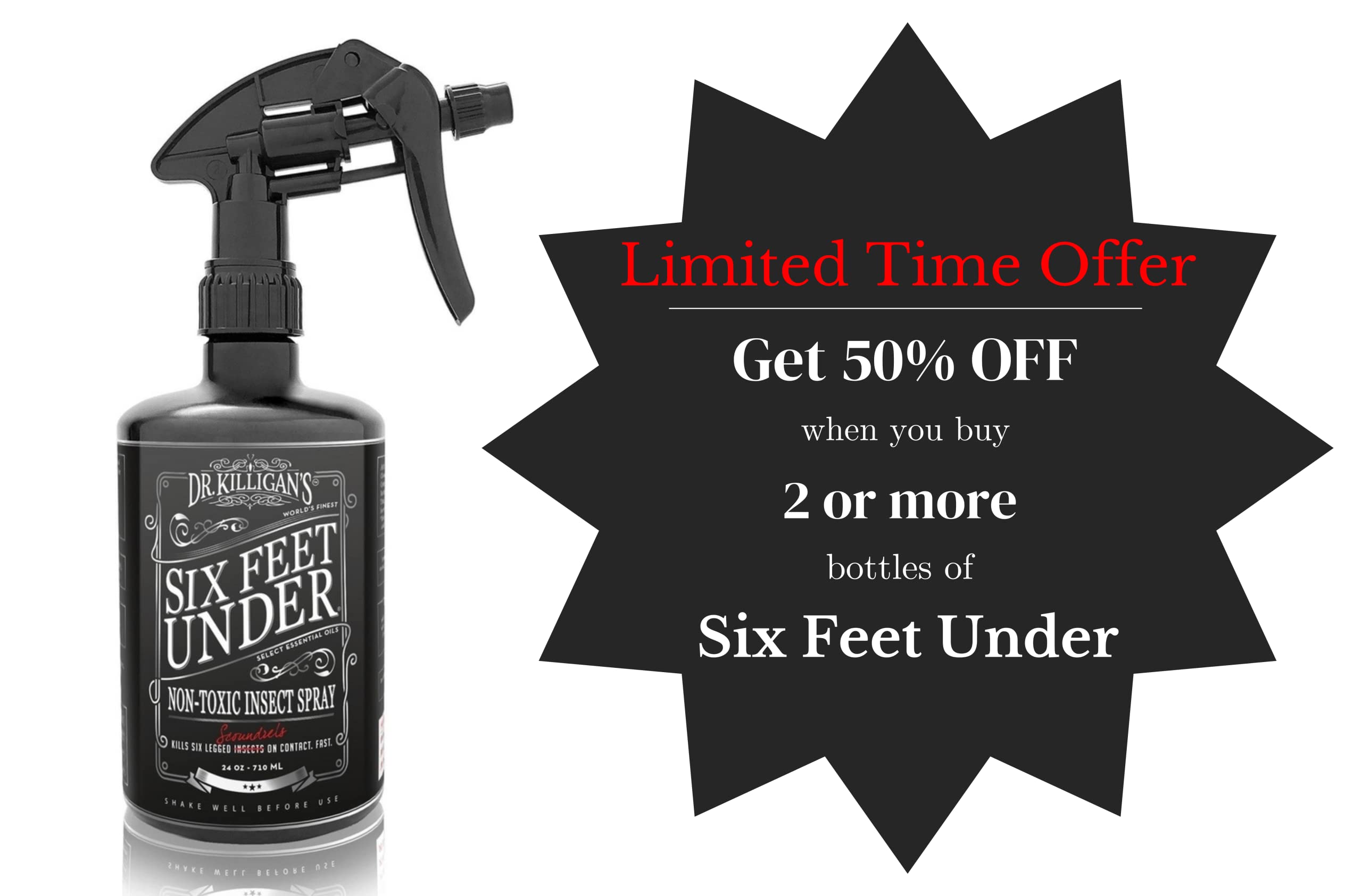 Buy Dr. Killigan’s Six Feet Under Non Toxic Insect Killer Spray