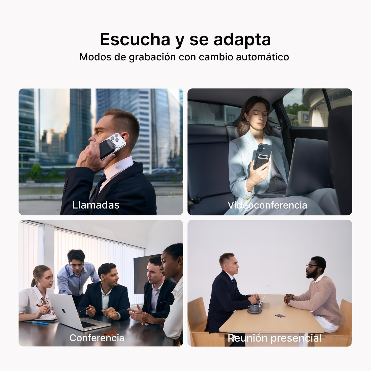 Comulytic Note Pro Grabadora de Voz IA con Funda, Grabadora IA Reuniones | Grabadora de Voz, Transcripción Resumen y Toma de Notas con IA, 113 Idiomas, Ultradelgado, para Llamadas Entrevistas Clases