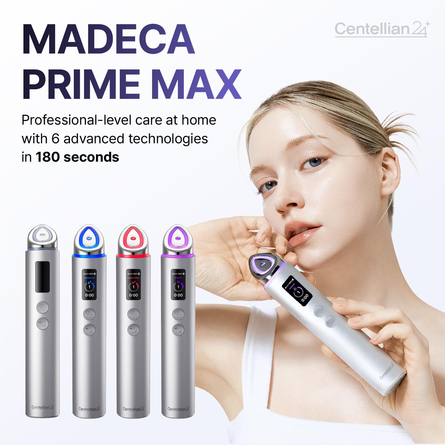 Amazon.co.jp: CENTELLIAN 24 Madeca Prime Max (シルバー) - 多機能