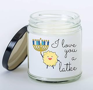 Hanukkah Candle I Love You A Latke Jewish Gift, House Room Decoration, Gift for Her Him, Hanukkah Party Dining Decoration, Hanukkah Gift for Women Men