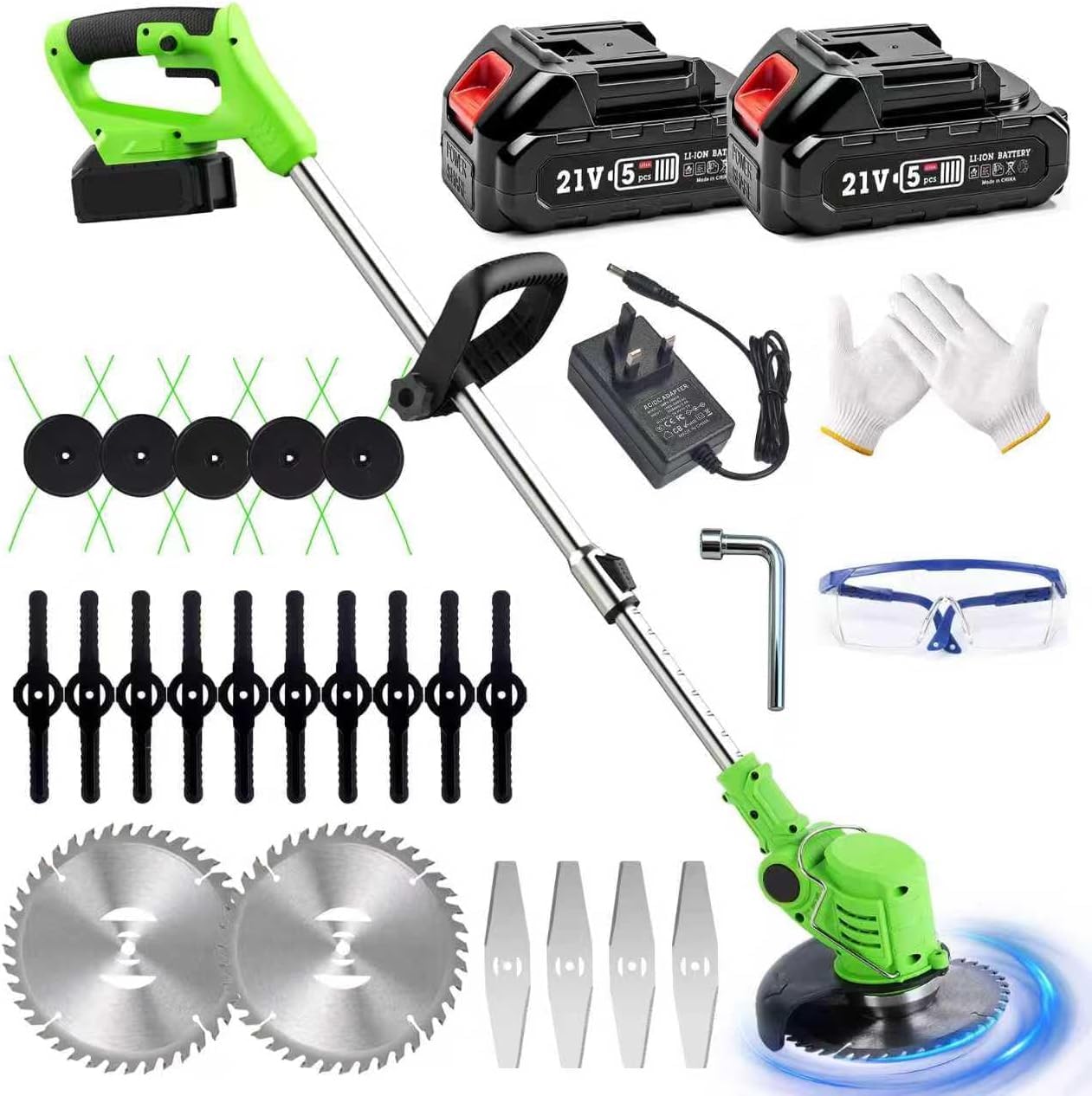 Cordless Strimmer, Grass Trimmer, Garden Strimmer, Battery Strimmer
