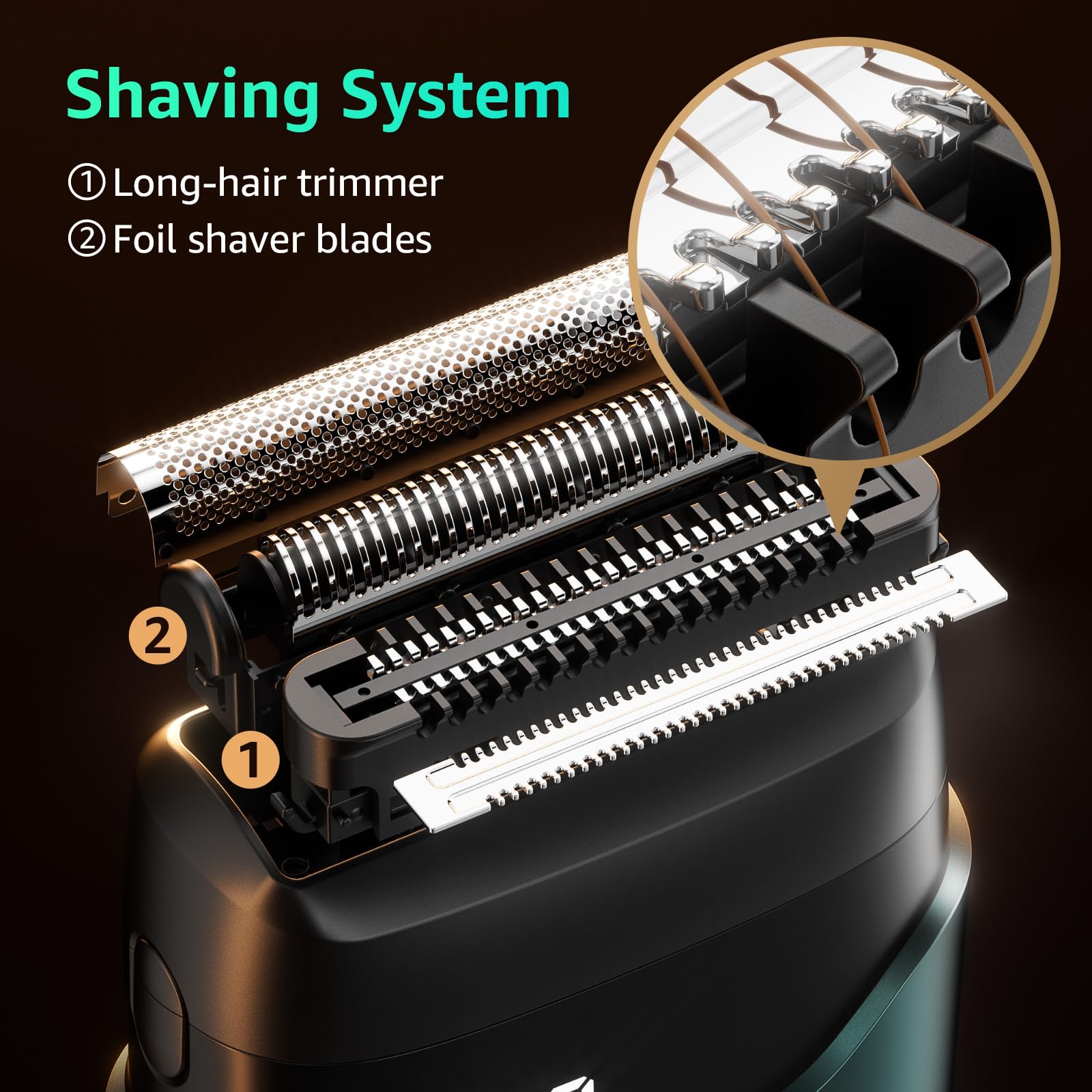 Snapklik.com : Electric Foil Shavers For Men, Mini Electric Razor ...