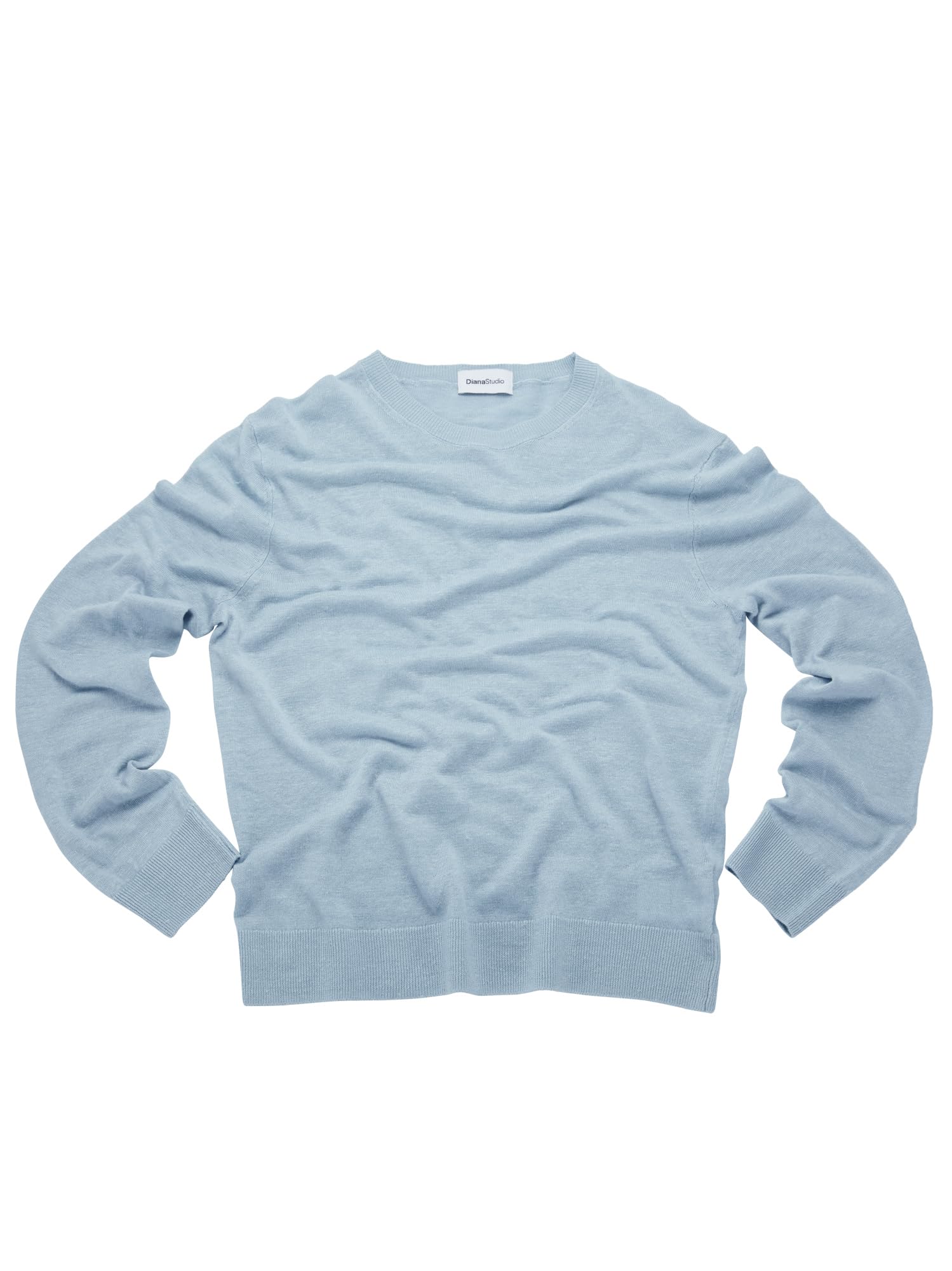 Diana Studio - Girocollo in 100% Lino, Uomo, Maniche Lunghe, Casual Fit