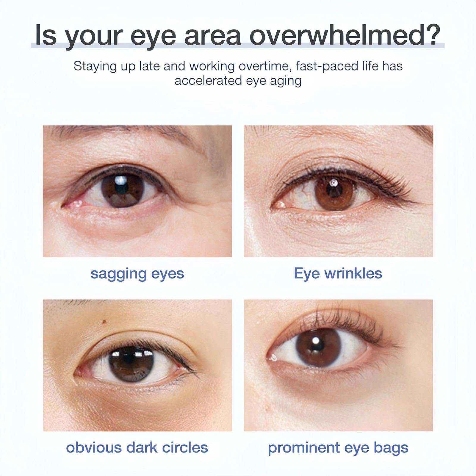 Vitamin C & Collagen Eye Patches for Dark Circles Anti-Wrinkle, Anti-Aging Under Eye Masks - Image 2