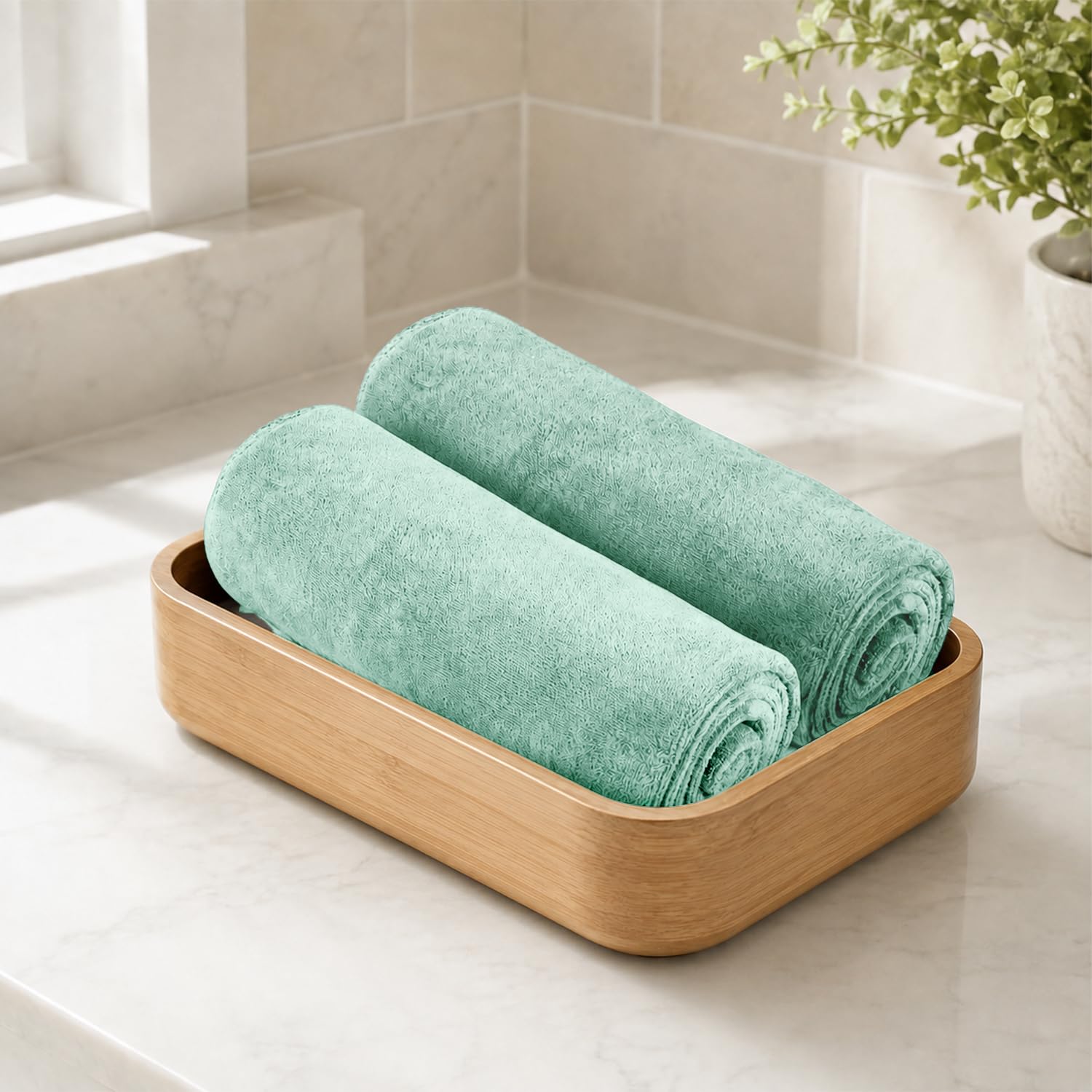 MAXOSHINE Hand Towels - Soft Microfiber Set of 4 -10 MAXOSHINE Hand Towels - Soft Microfiber Set of 4 -10