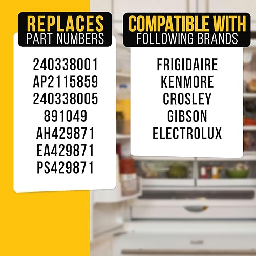 Miniatura 7 de 240338001 Estante de cubo de puerta para Frigidaire PS429871 AP2115859 Reemplazo de refrigerador LFHT2131QF0 FFHT1826LS2 FFHT1831QS1 FFTR2126LW3