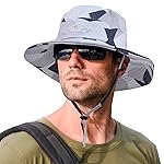 Sun Hats for Men Women Fishing Hat UPF 50+ Breathable Wide Brim Summer UV Protection Hat