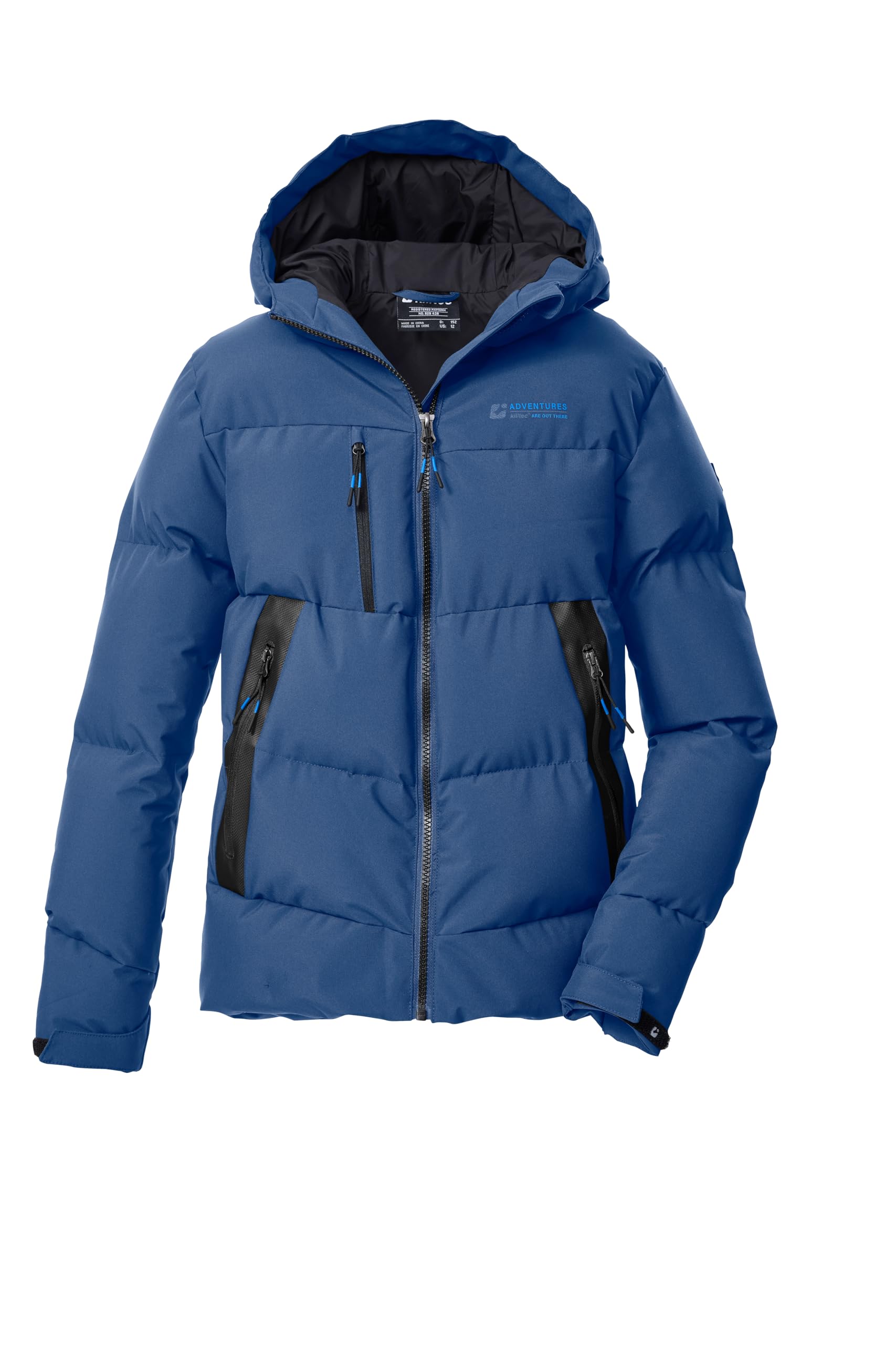 Killtec Bambini e ragazzi Giacca invernale funzionale KOW 239 BYS QLTD JCKT | Giacca imbottita bambini con laminato TPU, idrorepellente 10.000 mm, antivento, calda imbottitura e cappuccio fisso