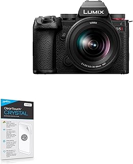 BoxWave Screen Protector Compatible With Panasonic Lumix S5II (DC-S5M2) - ClearTouch Crystal (2-Pack), HD Film Skin - Shields From Scratches