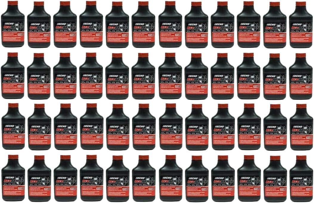 (48) Gеnuіnе OEM ЕСНО Red Armor 2 Cycle Oil 2 Gallon Mix 50:1 6550002 5.2oz